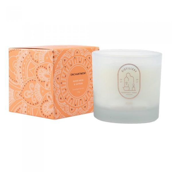 Distillery Fragrance House Soy Candle Enchantment (Mango Wood & Saffron)