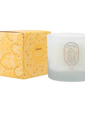 Distillery Fragrance House Soy Candle Awaken (Lemon Blossom & Summer Moss)