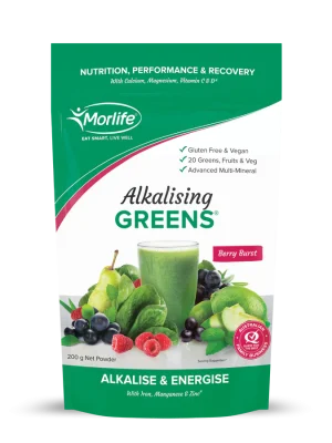 Morlife Alkalising Greens Berry Burst