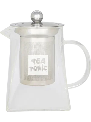 Tea Tonic Two Cup Glass Tea Pot