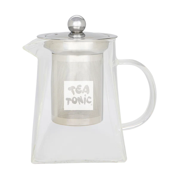 Tea Tonic Two Cup Glass Tea Pot