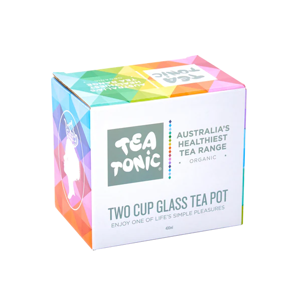 Tea Tonic Two Cup Glass Tea Pot