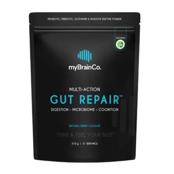 myBrainCo Gut Repair Natural Berry Flavour Powder 310g