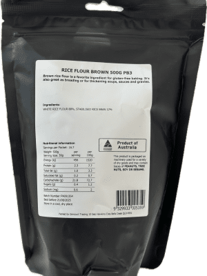 Wellness Nutrition Middle Park Brown Rice Flour Information
