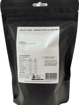Wellness Nutrition Middle Park Organic Millet Flour Information