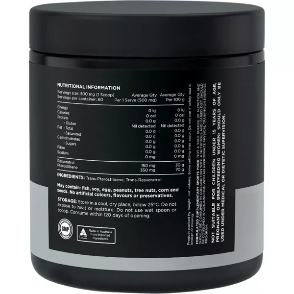 Switch Nutrition Resveratrol + Pterostilbene