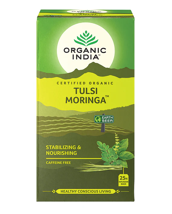 Organic India Tulsi Moringa Herbal Tea