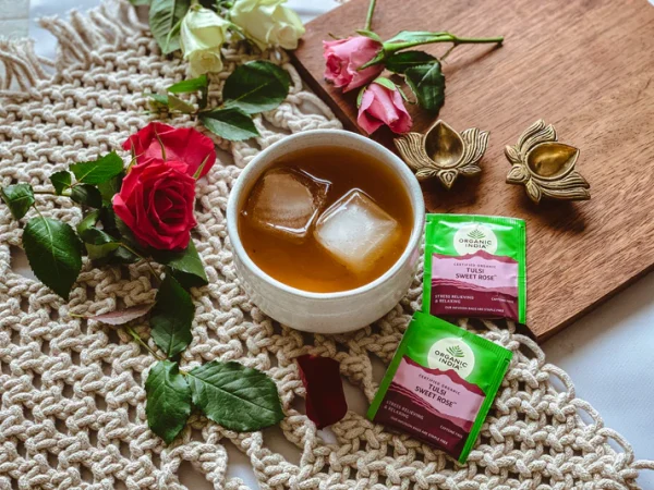 Organic India Tulsi Sweet Rose Herbal Tea