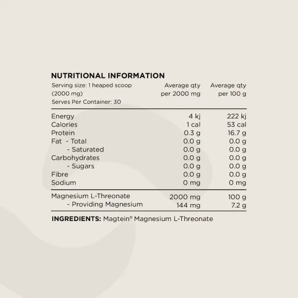 Switch Nutrition 100% Magnesium L-Threonate (Mag 3)