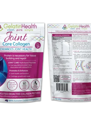 Wellness Nutrition Gelatin Health Joint Care Collagen 450g Package