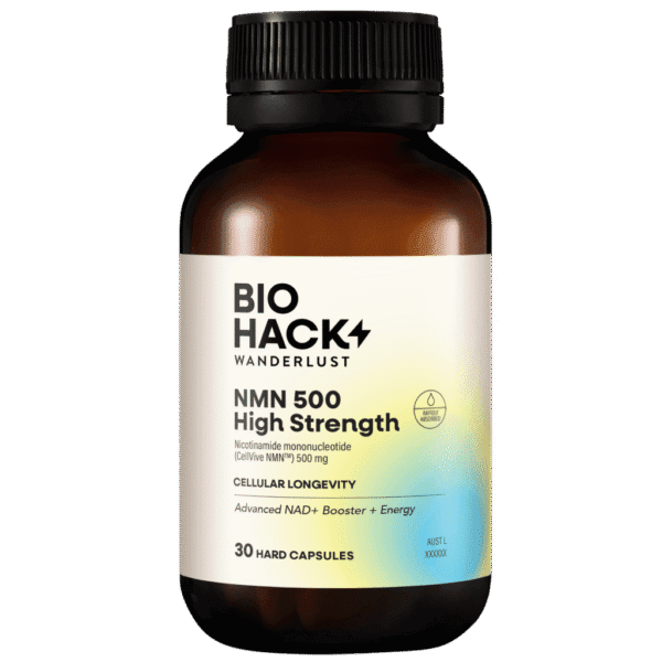 BioHack Wanderlust NMN 500 High Strength
