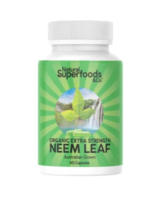 Natural Superfoods & Co Organic Neem Leaf 60 Capsules